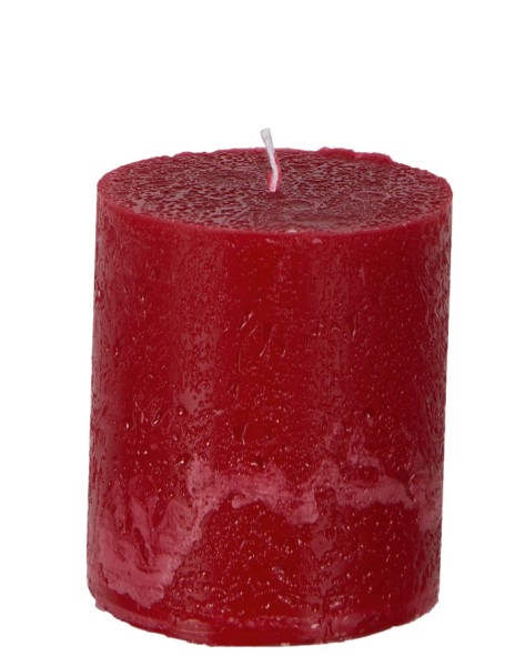 Stumpenkerze rot