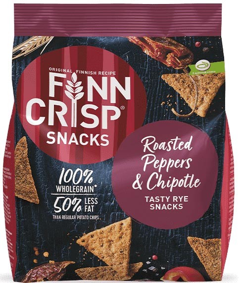Finn Crisp Rye Snacks Roasted Peppers