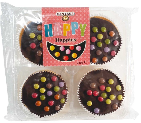 Dan Cake Happy Muffins 4 Stk.