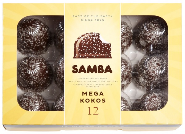 Samba Mega Schaumküsse mit Kokos
