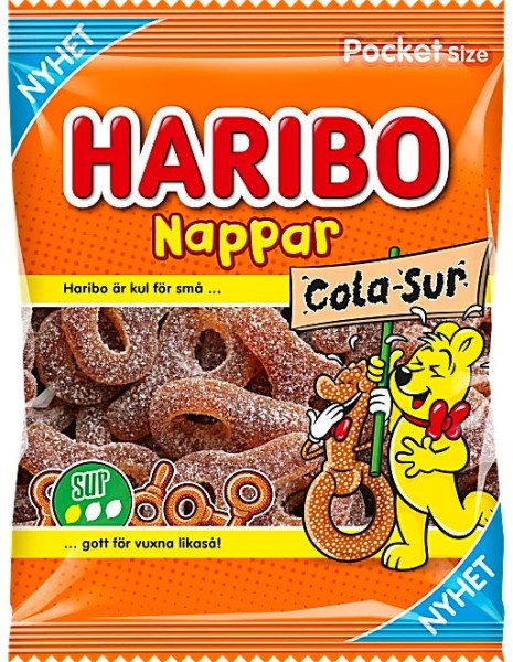 Haribo Nappar Cola Sur
