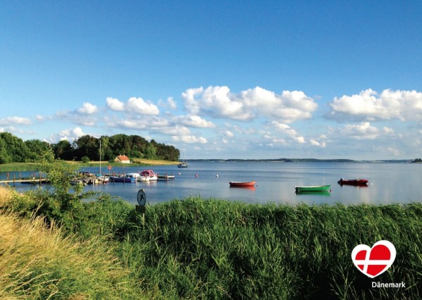 Postkarte "Møllekrogen i Roskilde Fjord"