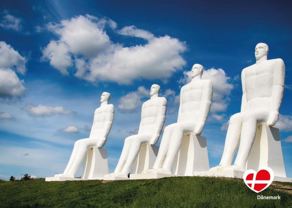 Postkarte "Skulptur in Esbjerg"