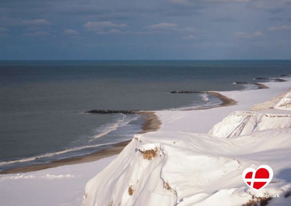 Postkarte "Winterdünen bei Bovbjerg"